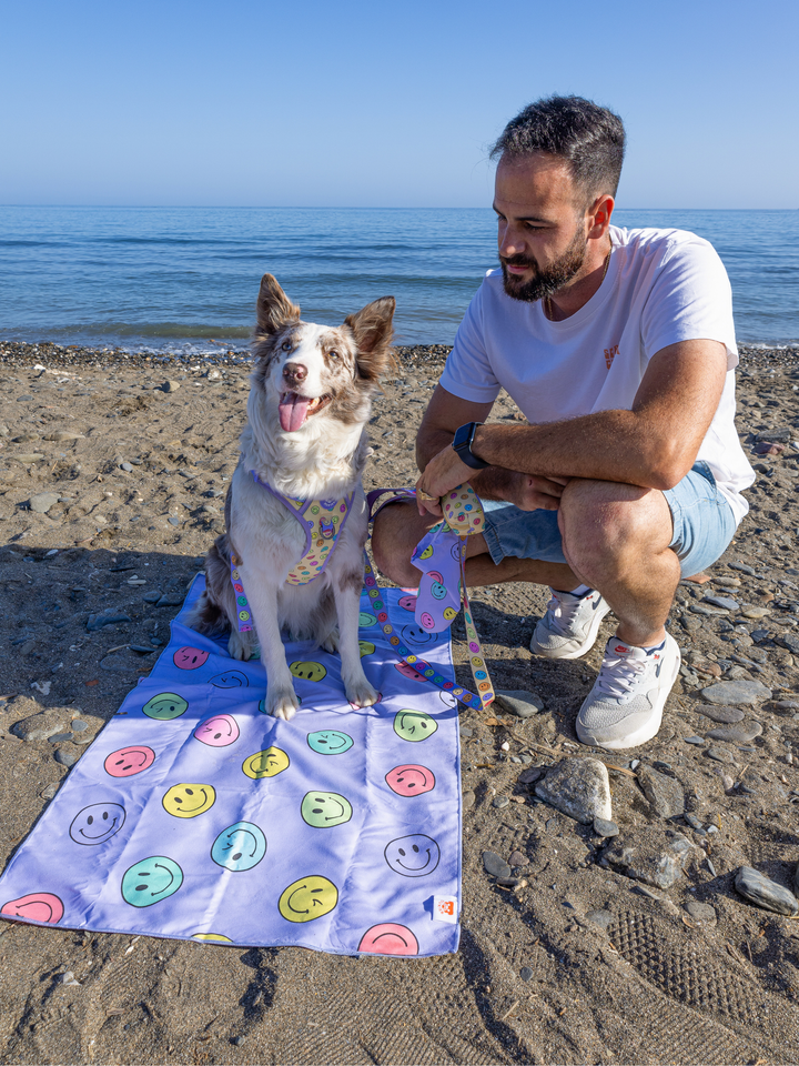 SMILEY DOG TOWEL