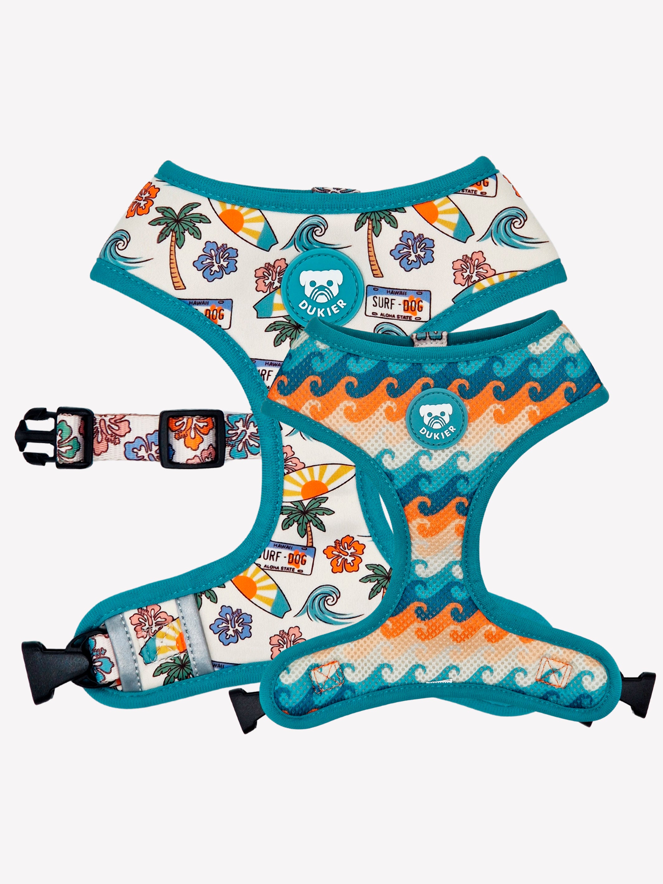 HAWAII REVERSIBLE DOG HARNESS