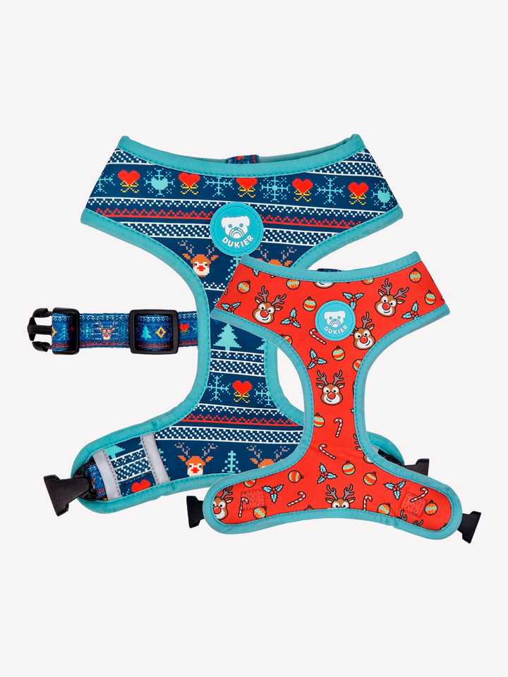 XMAS JUMPER REVERSIBLE DOG HARNESS