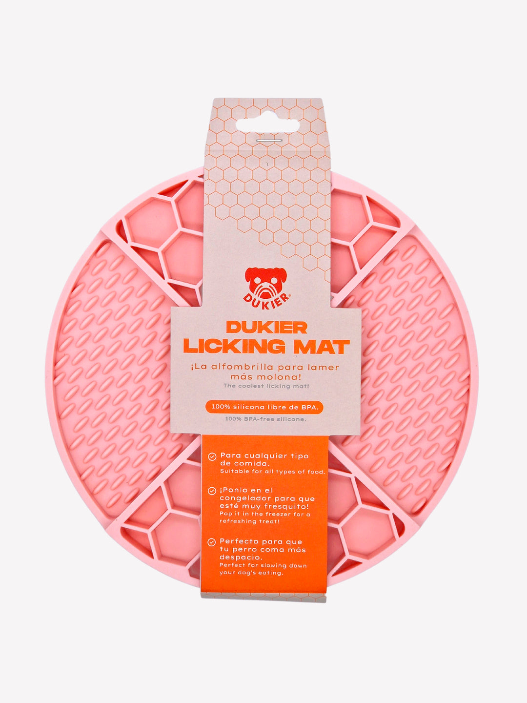 DUKIER - DOG LICK MAT PINK